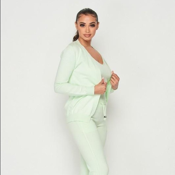 #15 Mint 3 Piece Pant Set - Picture 3 of 5